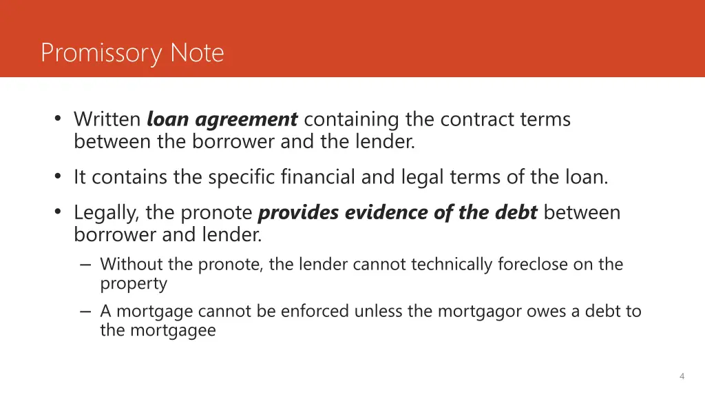 promissory note