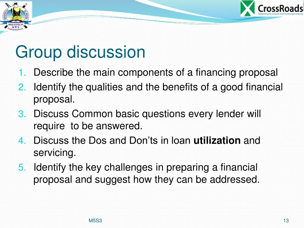 group discussion 1 describe the main components