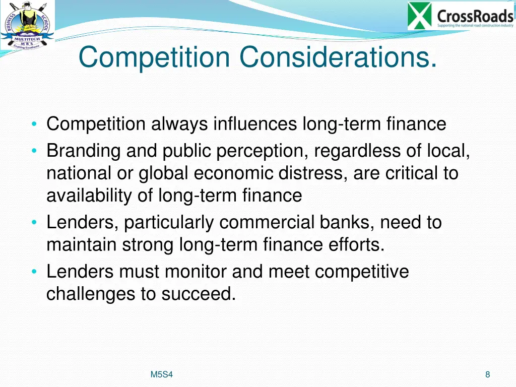 competition considerations