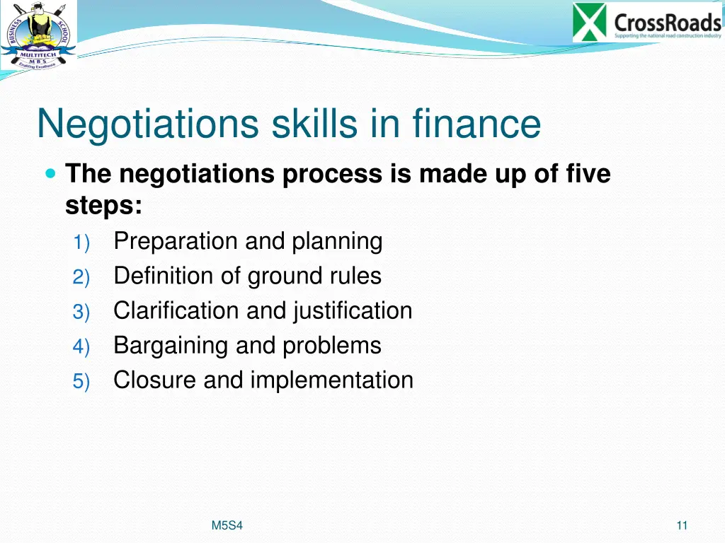 negotiations skills in finance the negotiations