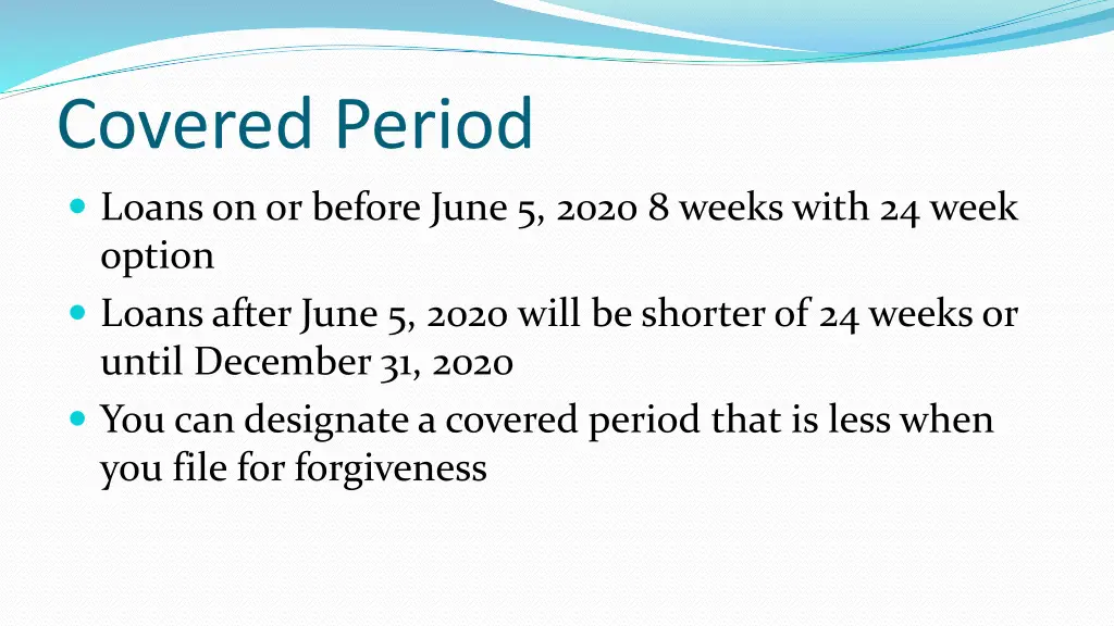 covered period