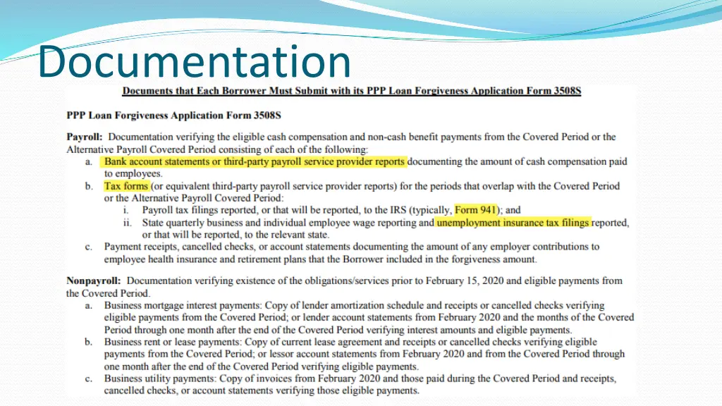 documentation
