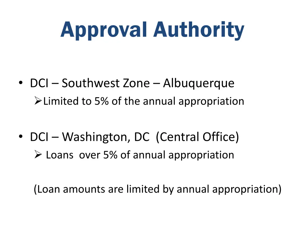 approval authority