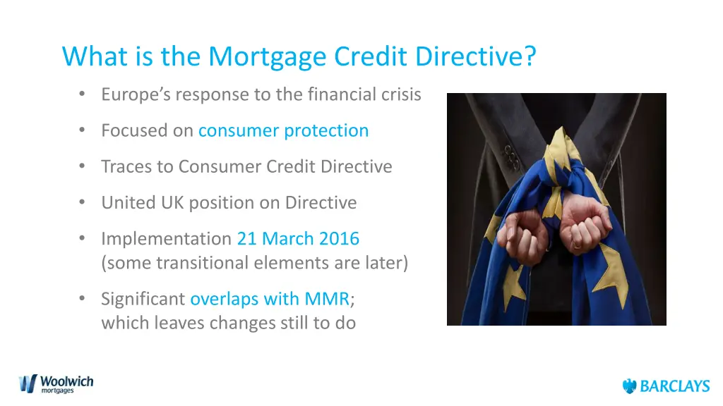 what is the mortgage credit directive europe