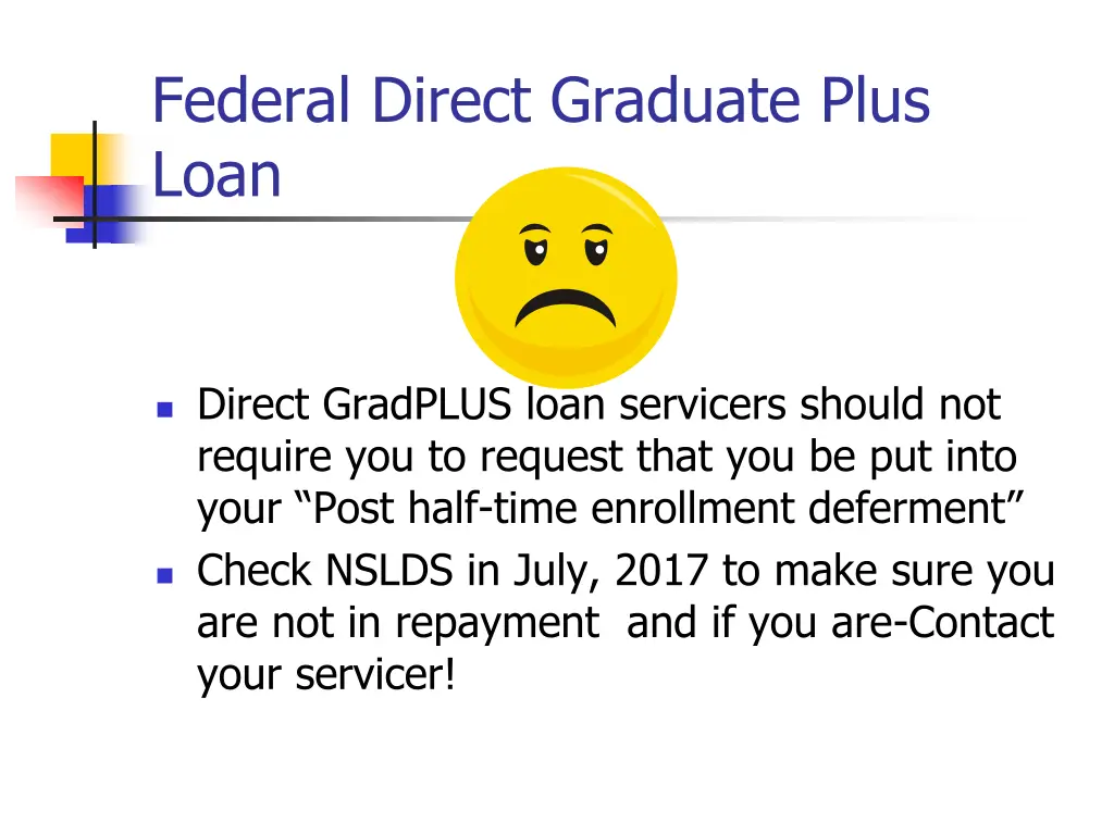 federal direct graduate plus loan
