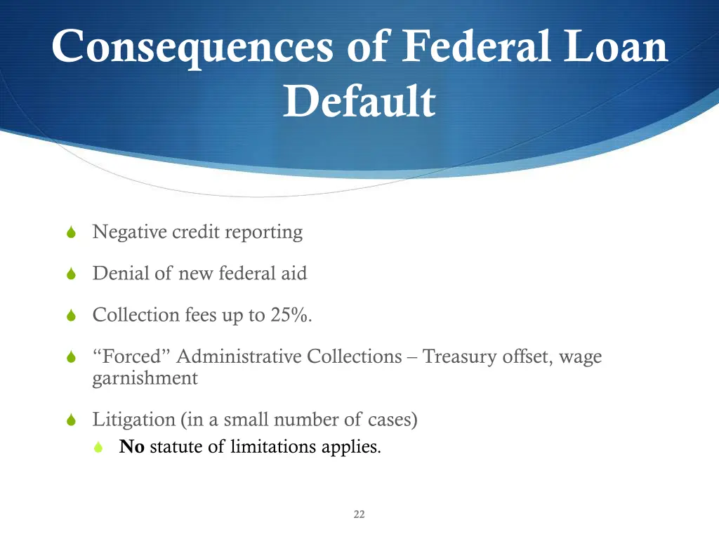 consequences of federal loan default