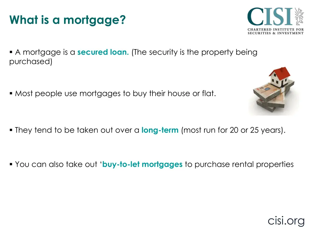 what is a mortgage