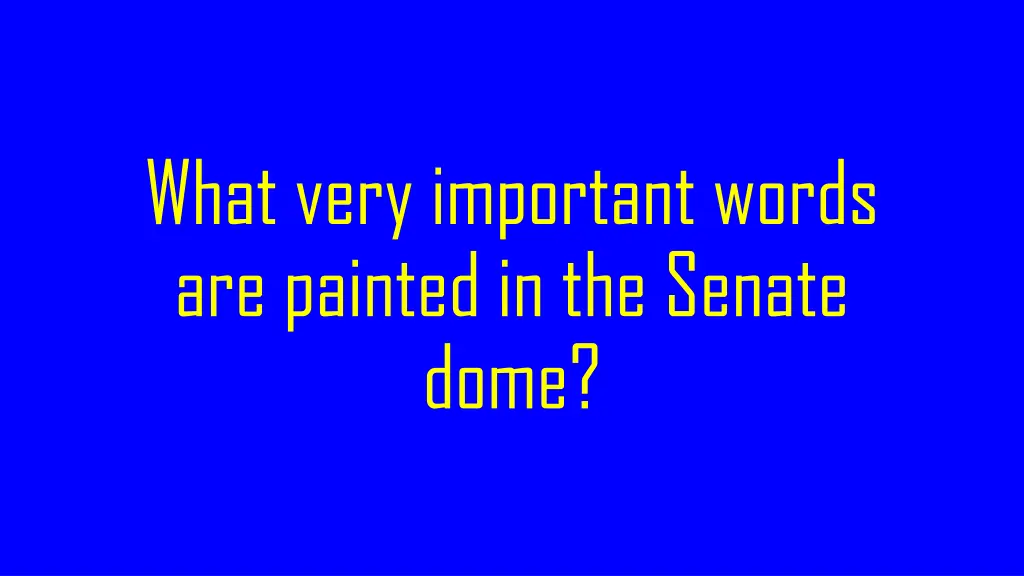 what very important words are painted