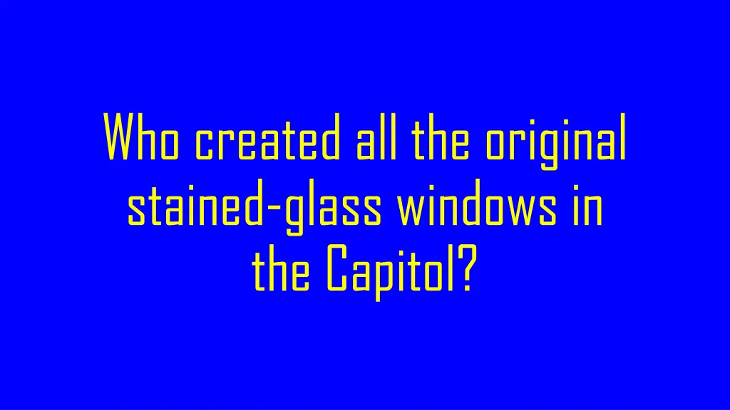 who created all the original stained glass
