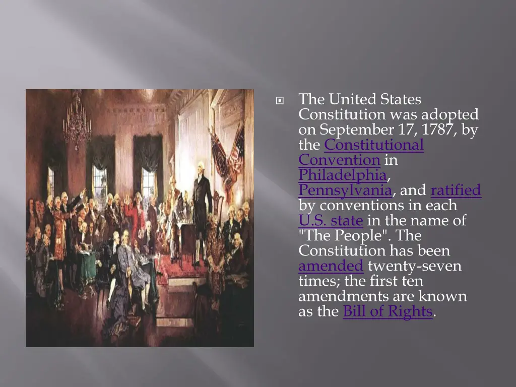 the united states constitution was adopted