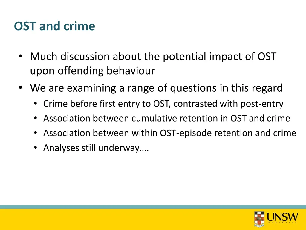 ost and crime