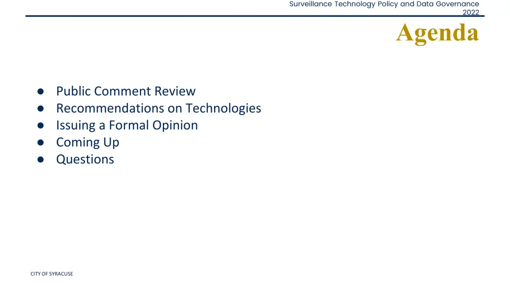 surveillance technology policy and data governance 1