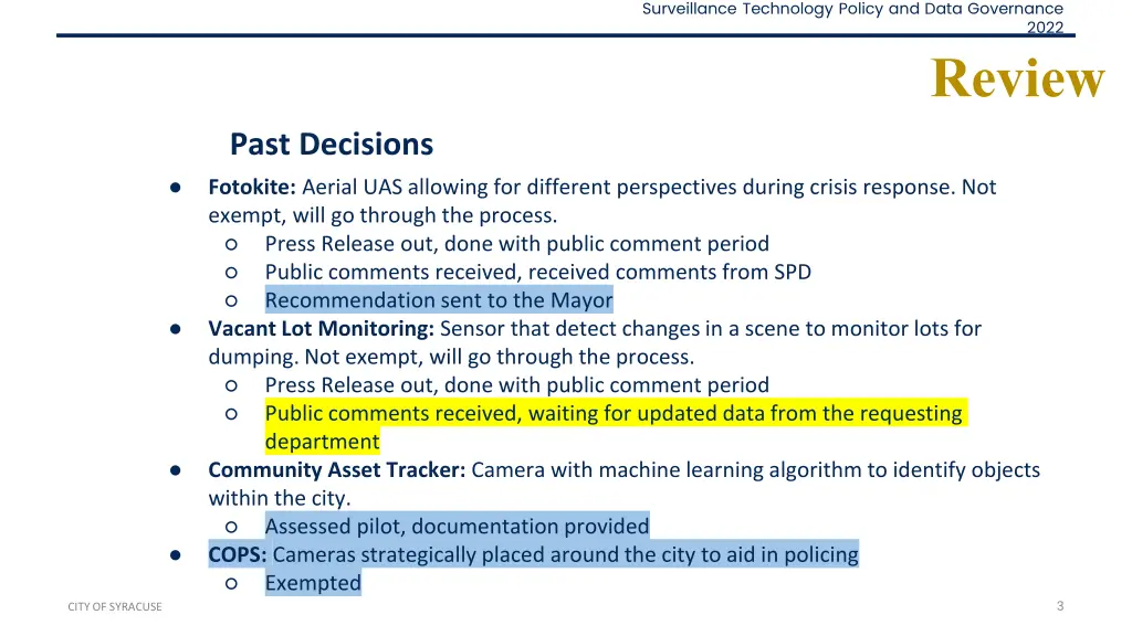 surveillance technology policy and data governance 2