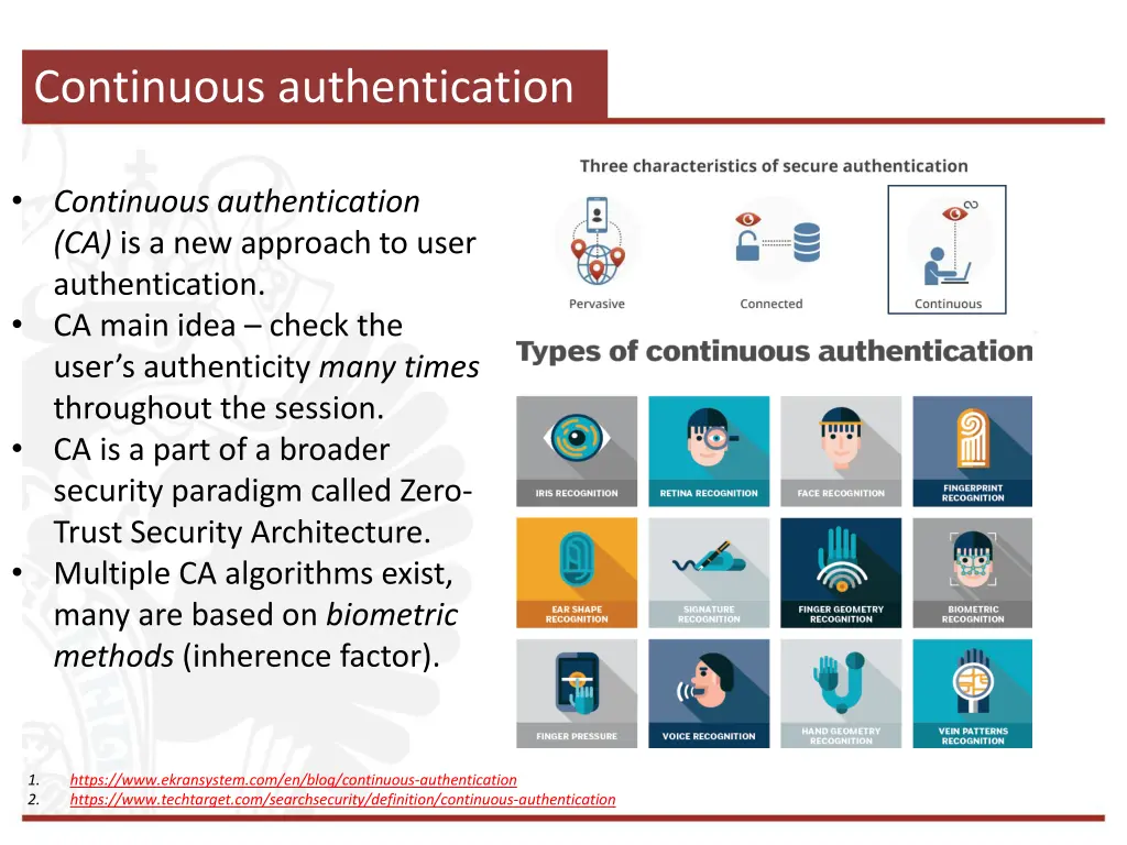 continuous authentication