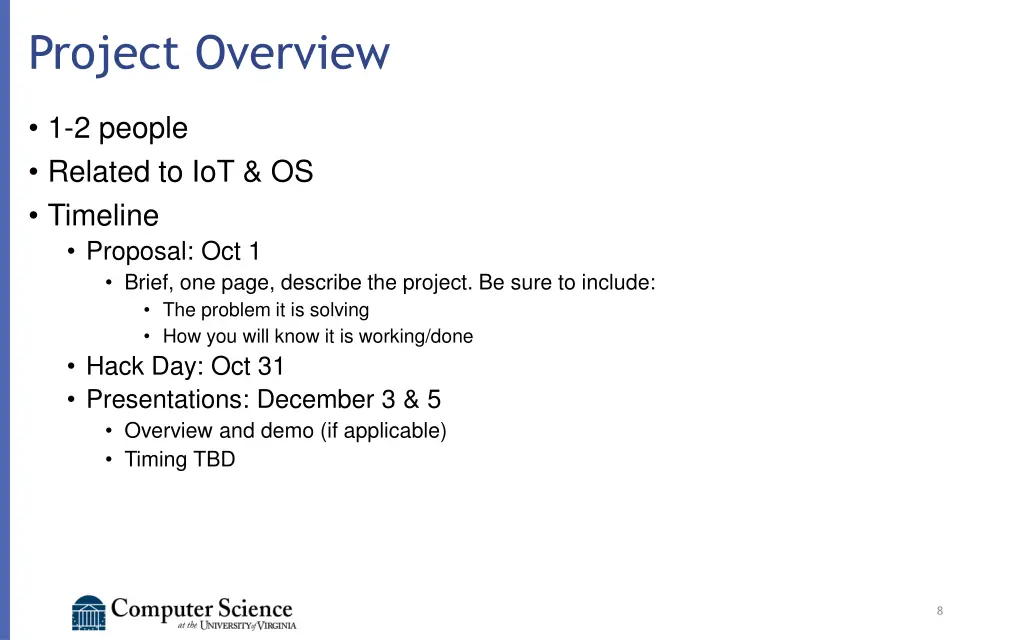 project overview