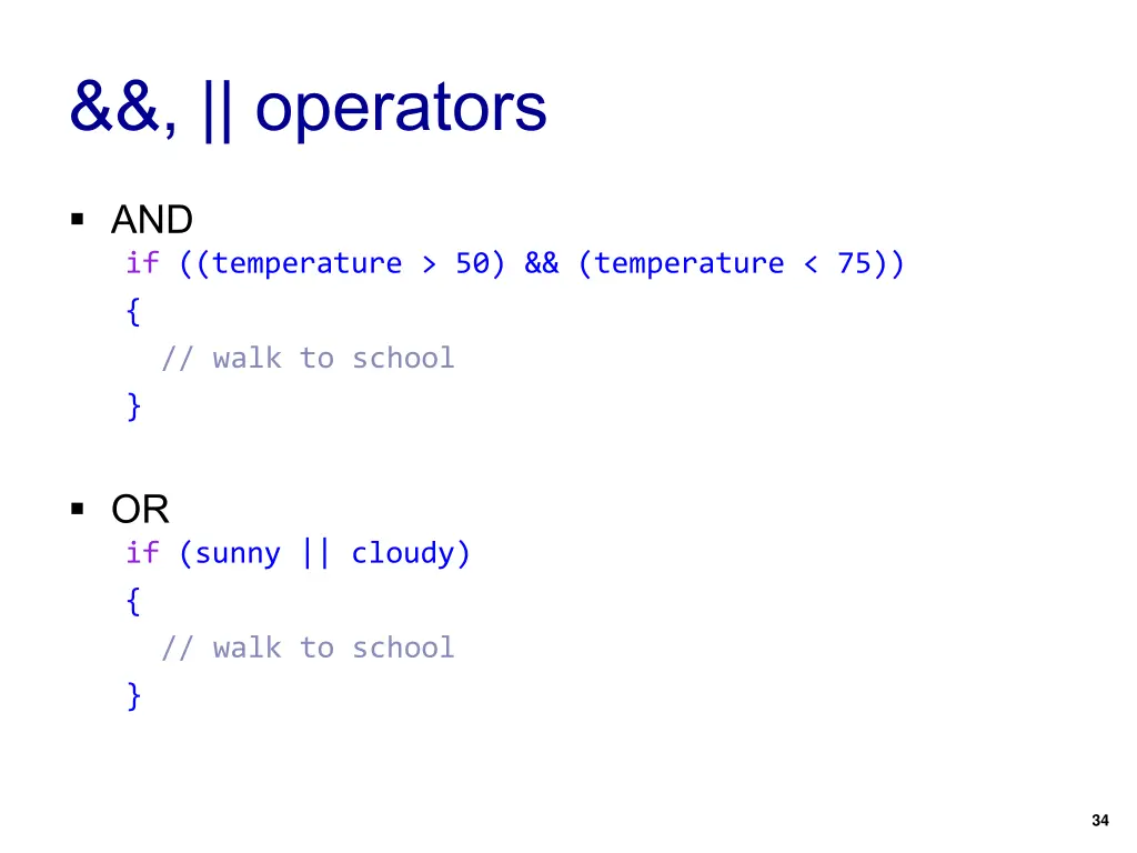 operators