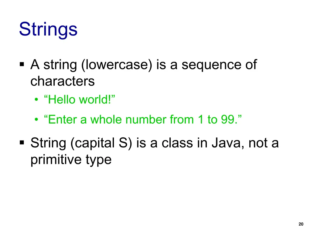 strings