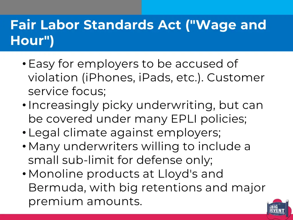 fair labor standards act wage and hour