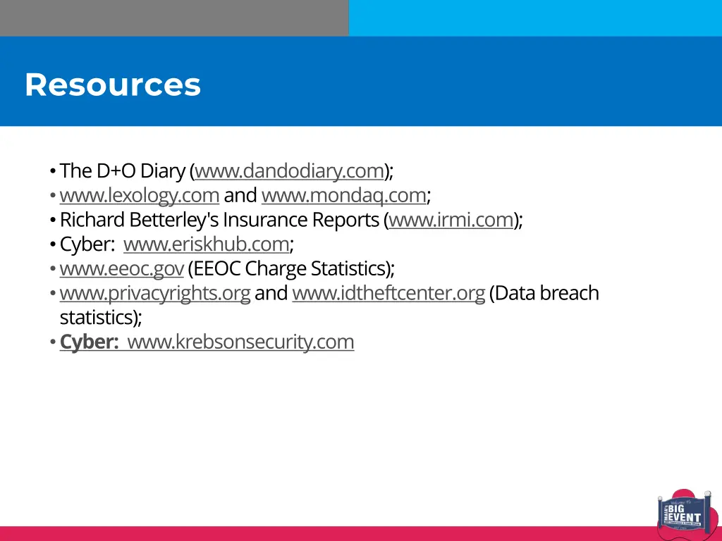 resources