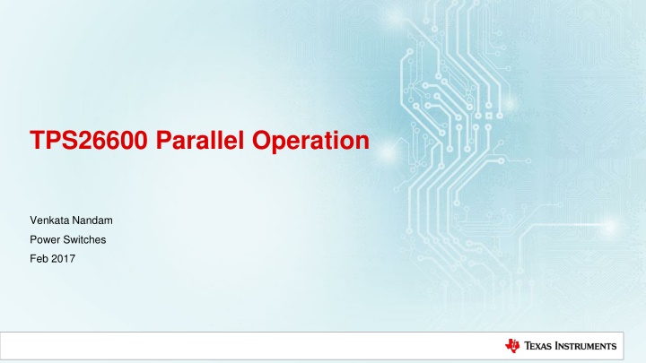 tps26600 parallel operation
