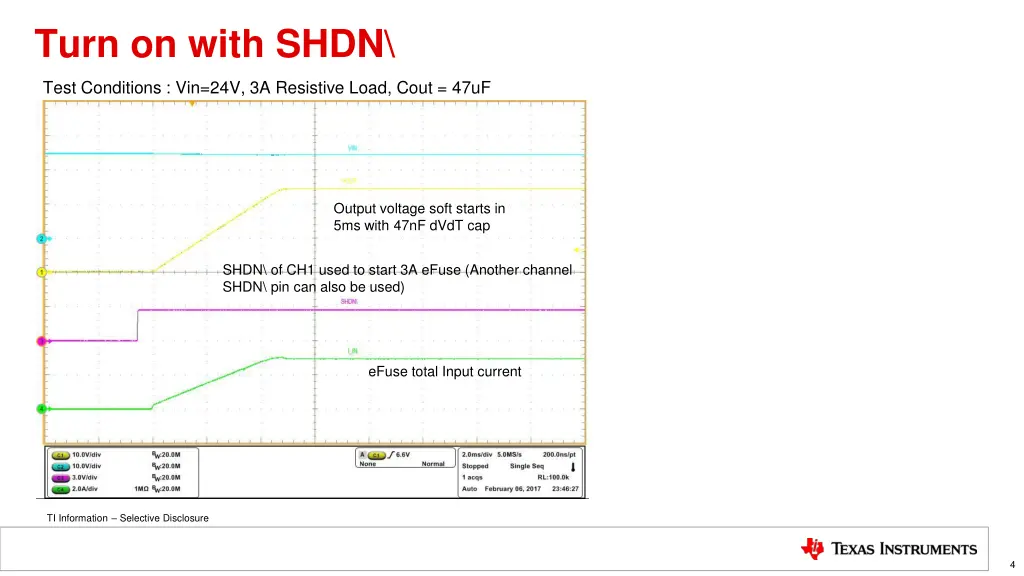 turn on with shdn