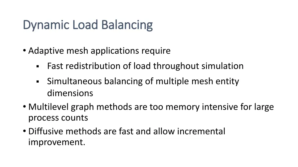 dynamic load balancing dynamic load balancing