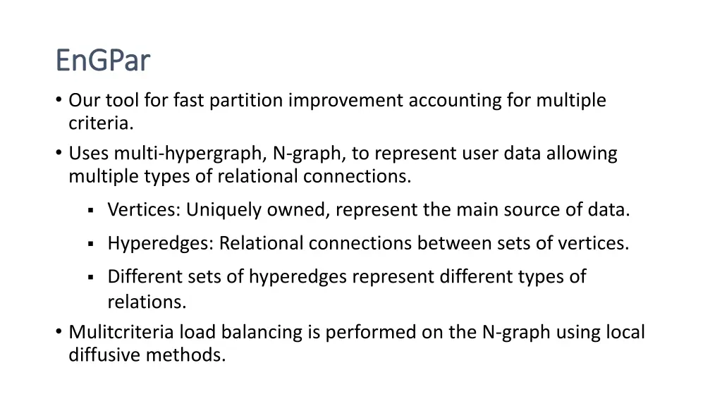 engpar engpar our tool for fast partition