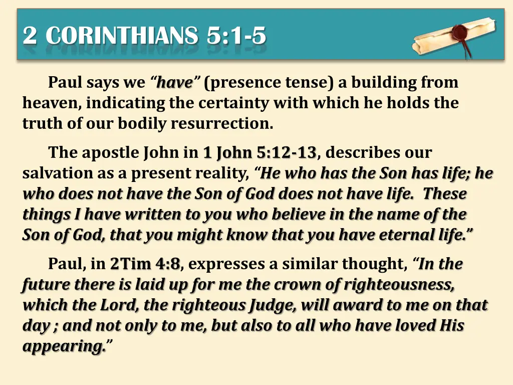 2 corinthians 5 1 5 5
