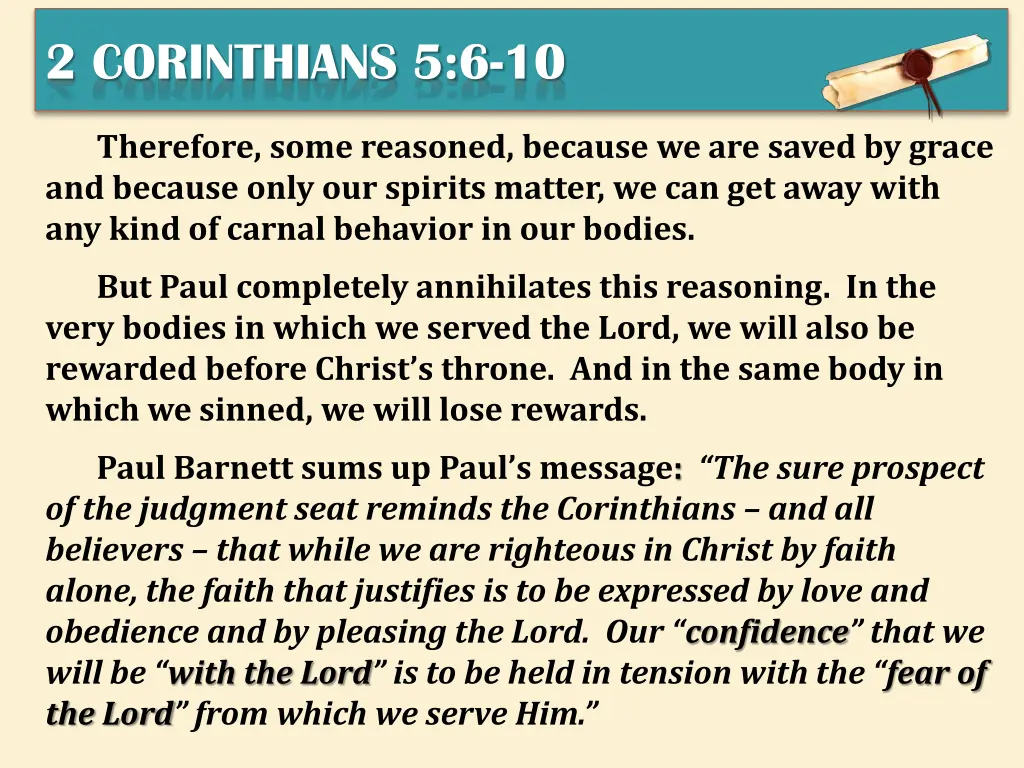 2 corinthians 5 6 10 8