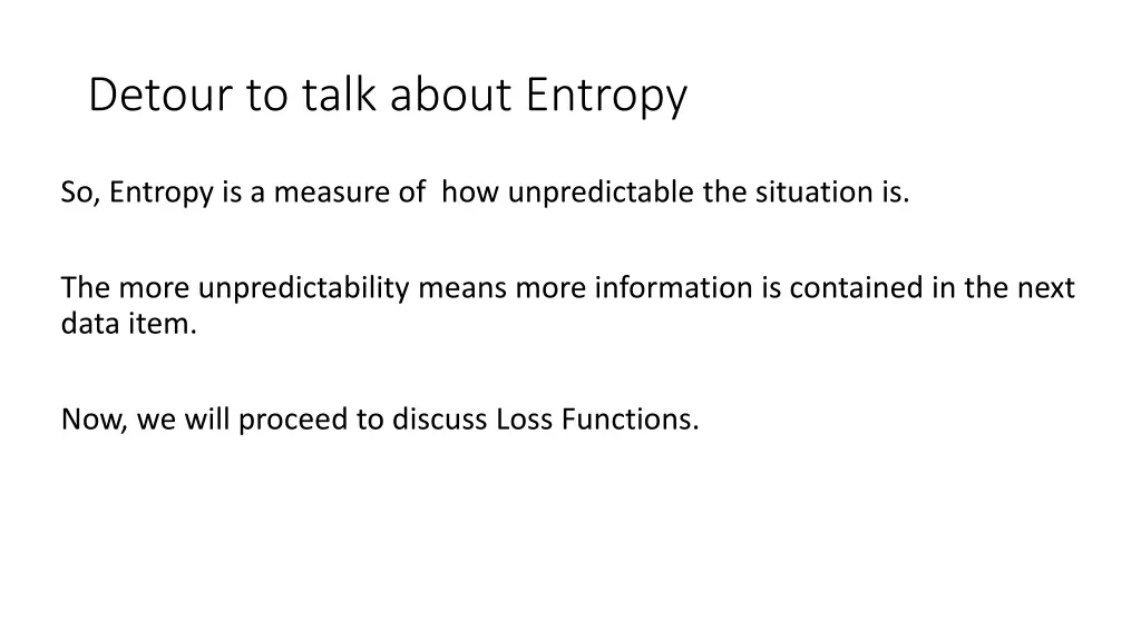 detour to talk about entropy 3