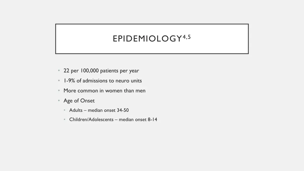 epidemiology 4 5
