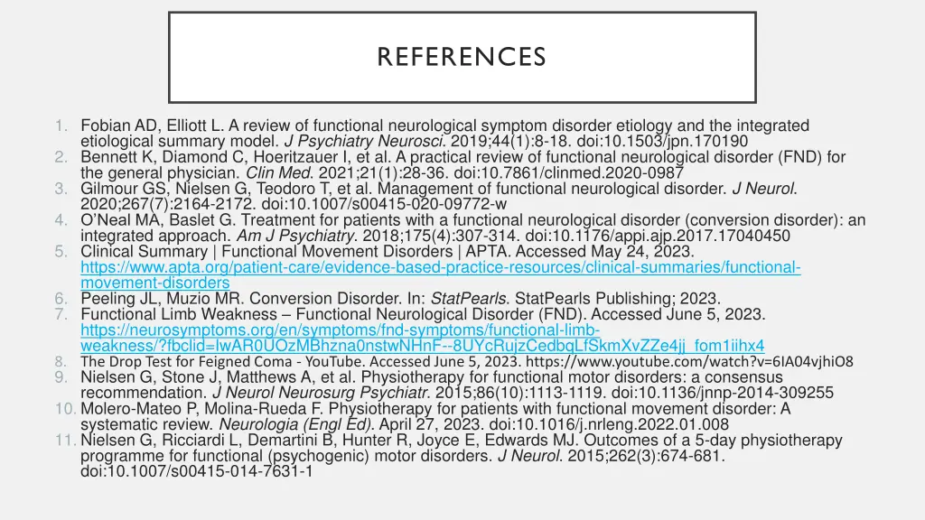references