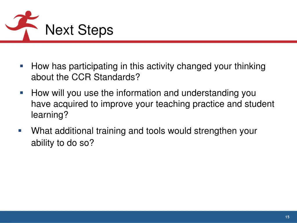 next steps