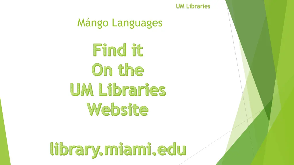 um libraries 10