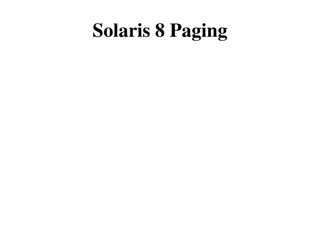 solaris 8 paging