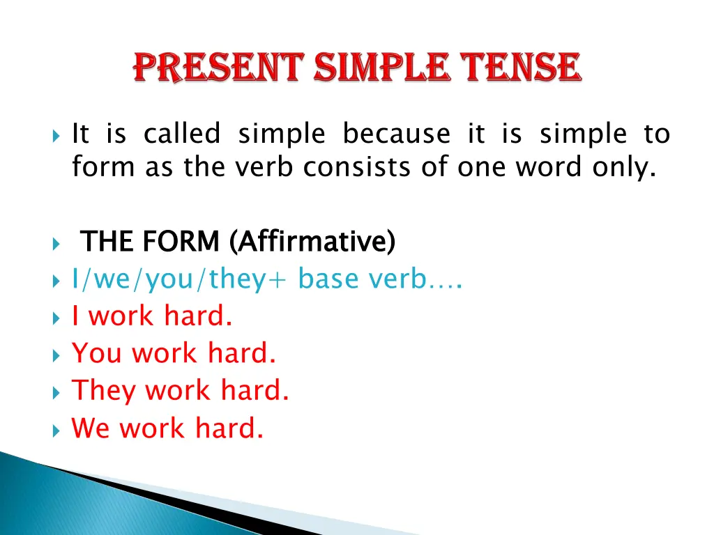it is called simple because it is simple to form