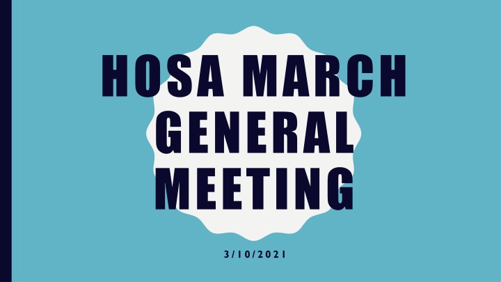 hosa march general meeting