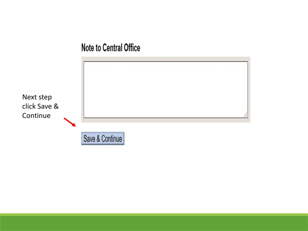next step click save continue