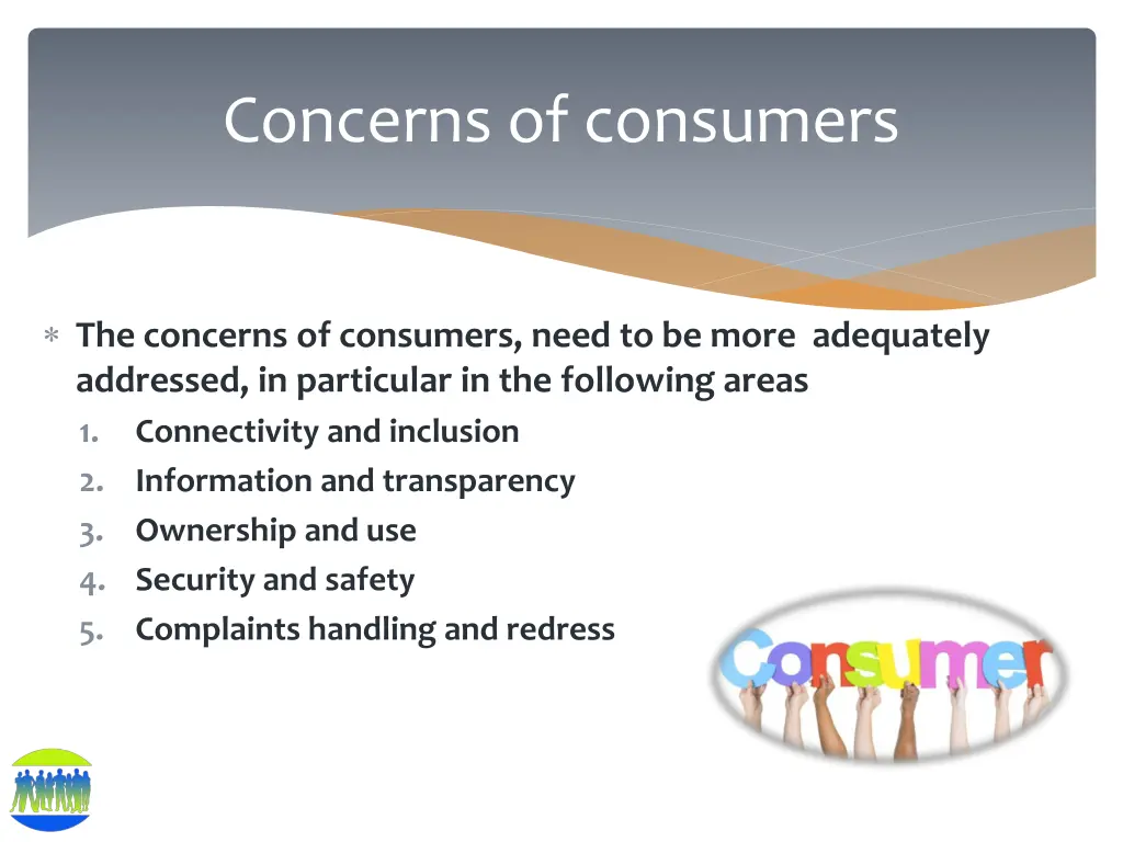 concerns of consumers
