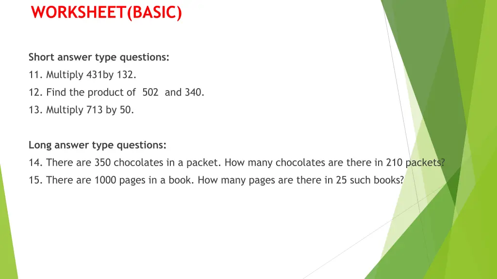 worksheet basic 1