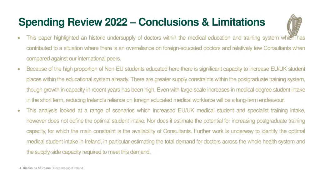 spending review 2022 conclusions limitations