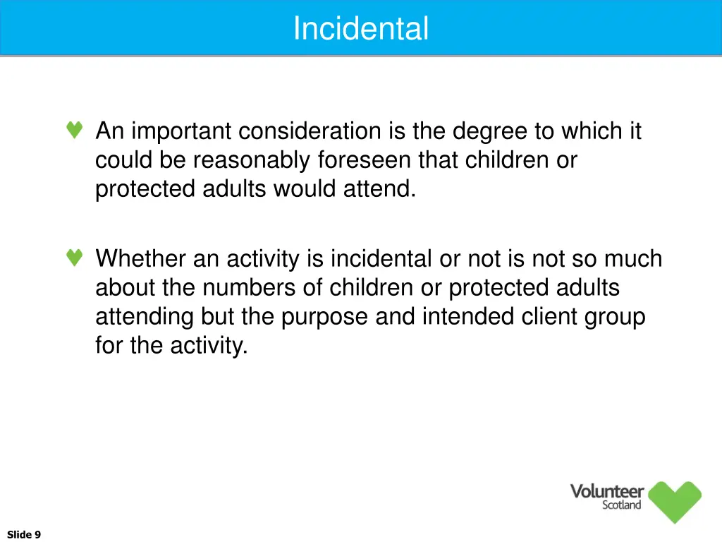 incidental