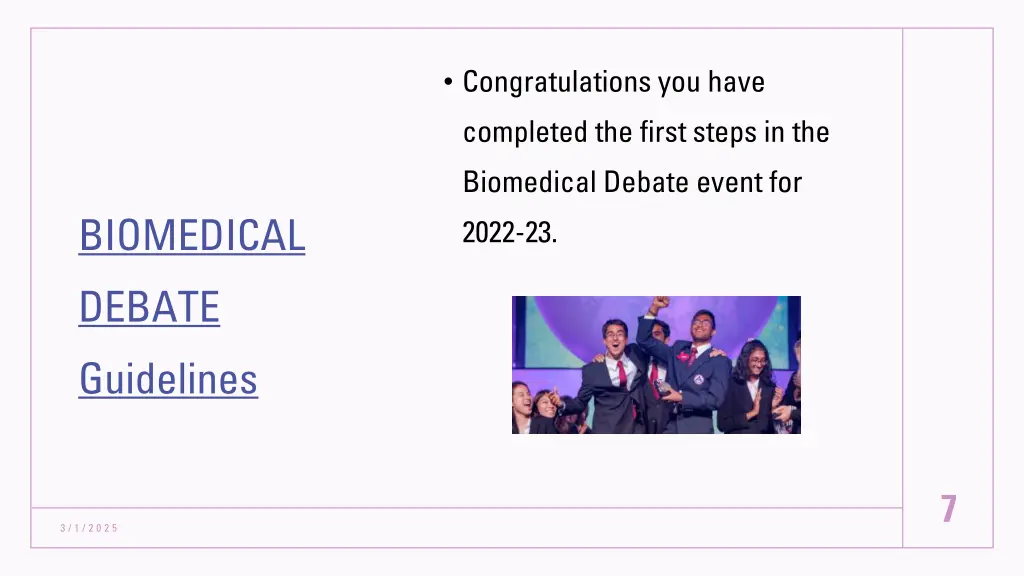 congratulations you have completed the first
