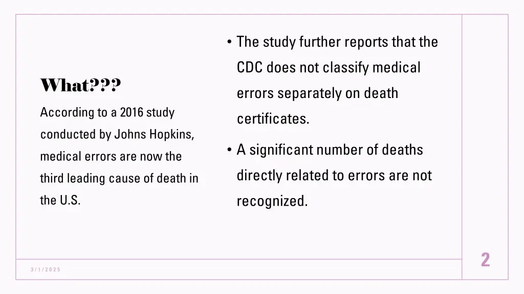 the study further reports that the cdc does