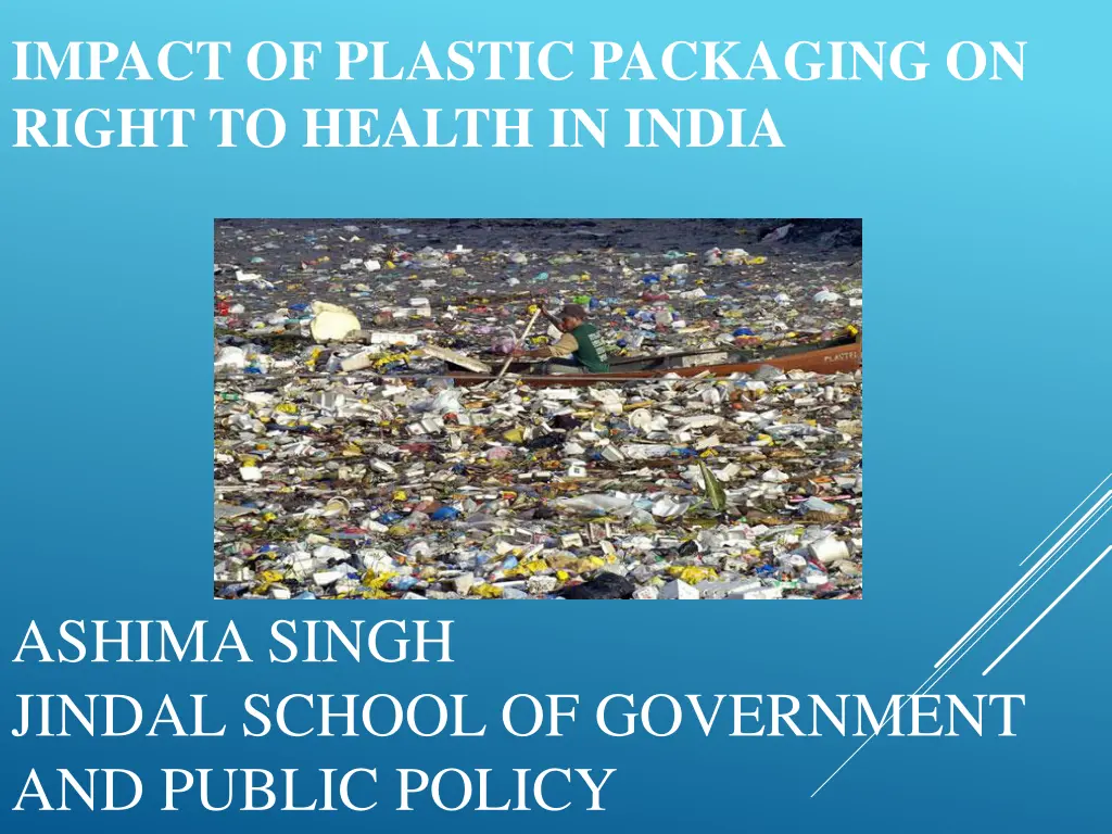 impact of plastic packaging on right to health