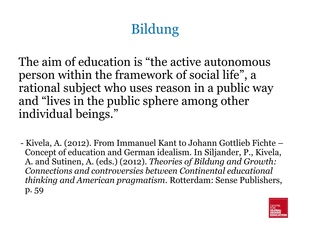 bildung