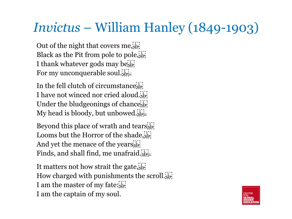invictus william hanley 1849 1903