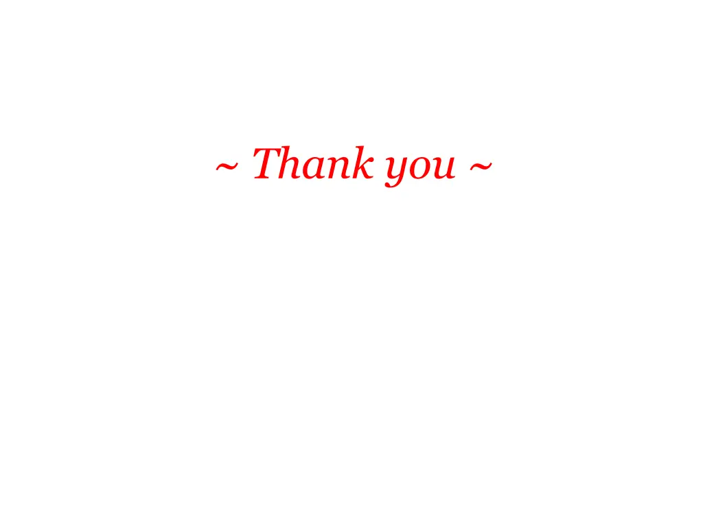 thank you
