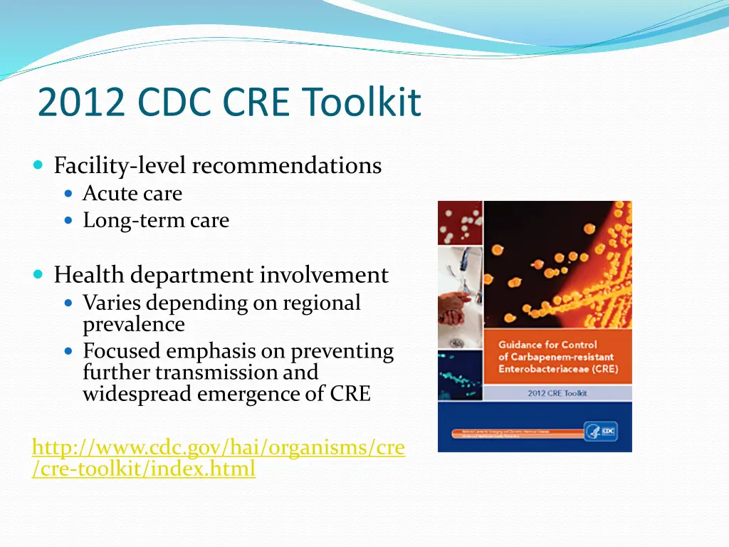 2012 cdc cre toolkit