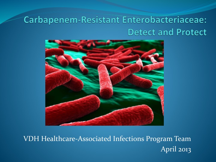 vdh healthcare associated infections program team